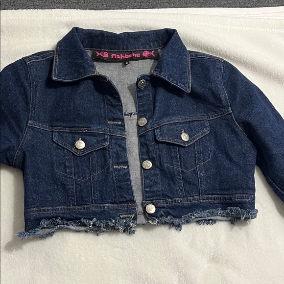 Cropped Denim Jacket - Picture 2 of 6